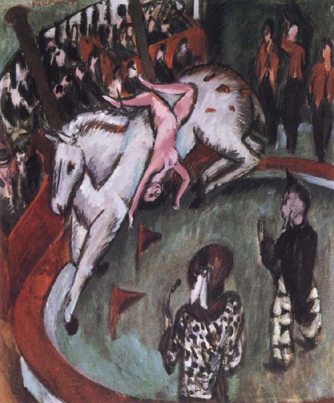 Ernst Ludwig Kirchner German,Circur Rider Germany oil painting art
